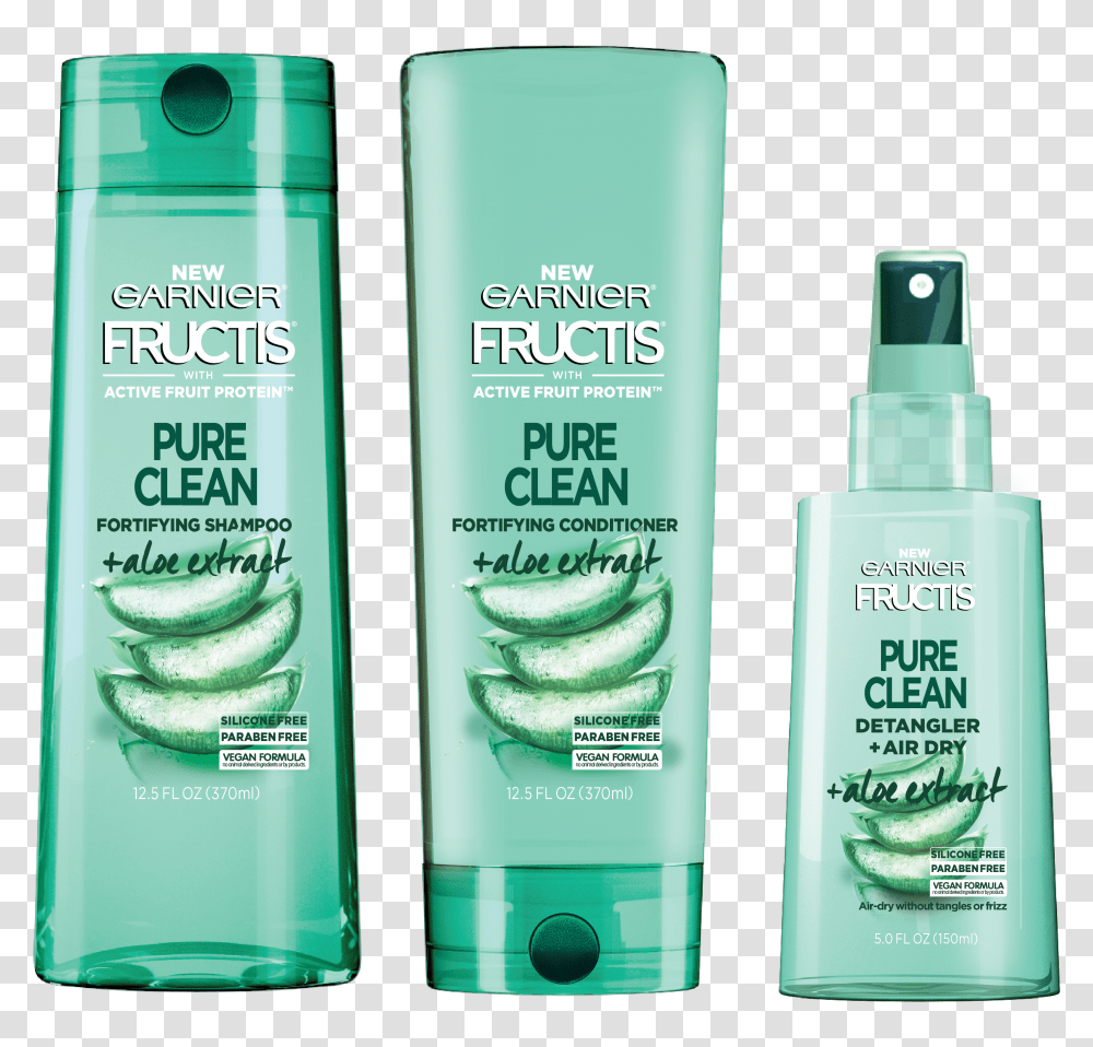 Pure Clean Plus Aloe Extract Garnier Fructis, Bottle, Shampoo, Mobile Phone, Electronics Transparent Png