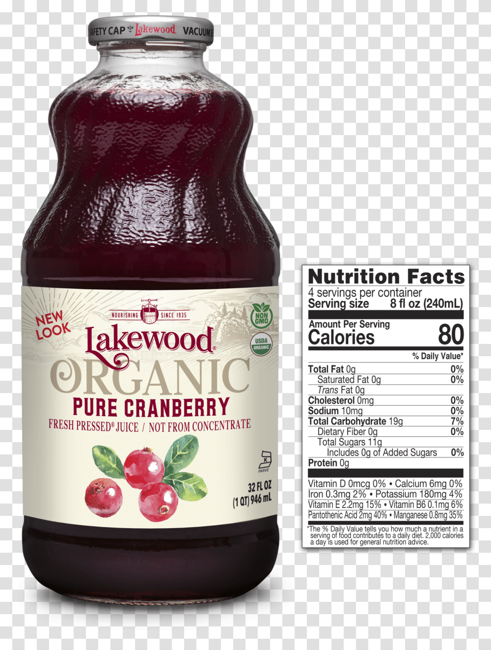 Pure Cranberry Juice, Food, Ketchup, Label Transparent Png