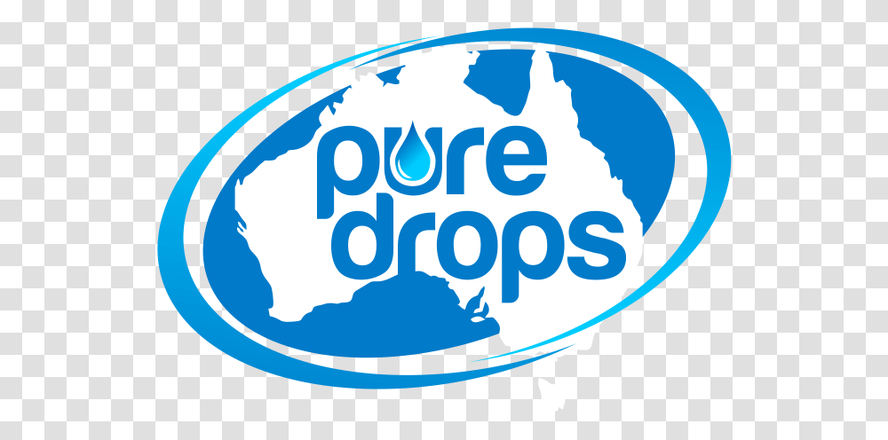 Pure Drops Spring Water Dot, Label, Text, Logo, Symbol Transparent Png