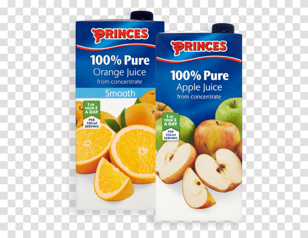 Pure Fruit Juice 100 Pure Apple Juice, Plant, Orange, Citrus Fruit, Food Transparent Png