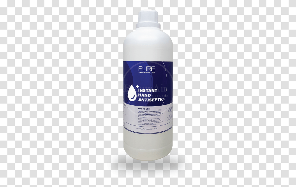 Pure Hand Sanitizer Gel 1000ml Pure Hand Sanitizer, Shaker, Bottle, Cosmetics, Milk Transparent Png