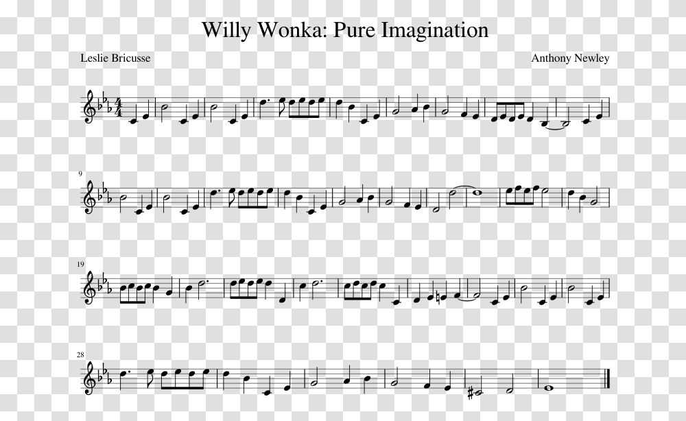 Pure Imagination Violin Sheet Music, Gray, World Of Warcraft Transparent Png