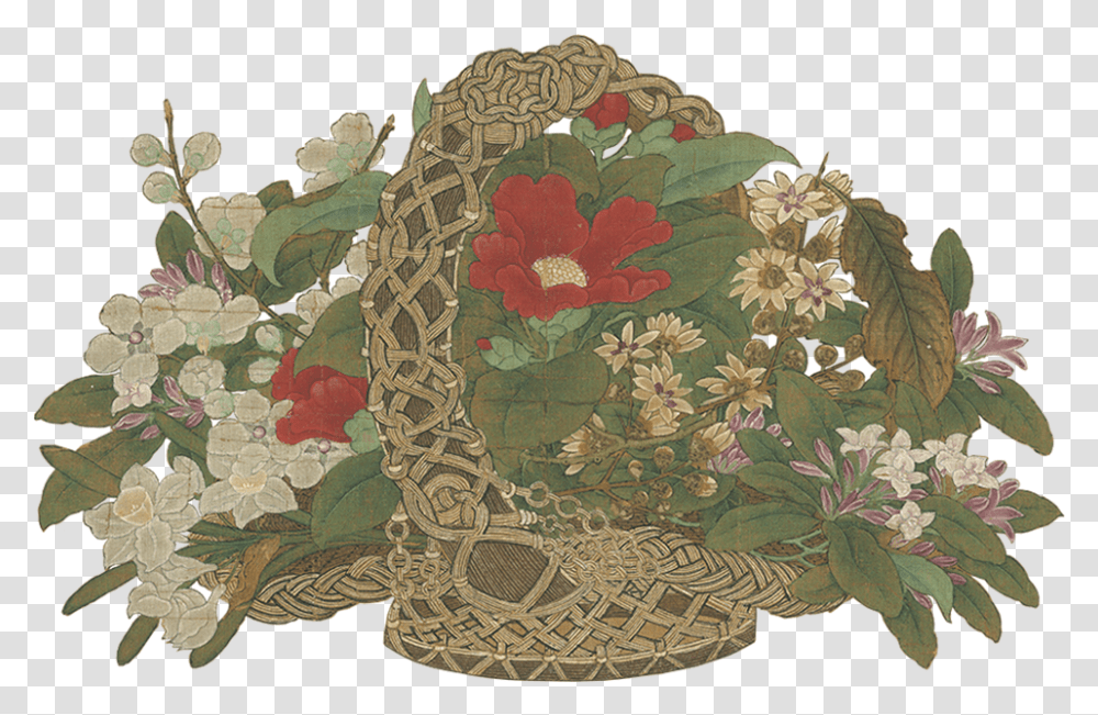 Pure Offerings Of A Myriad Plants, Lace, Painting, Floral Design Transparent Png