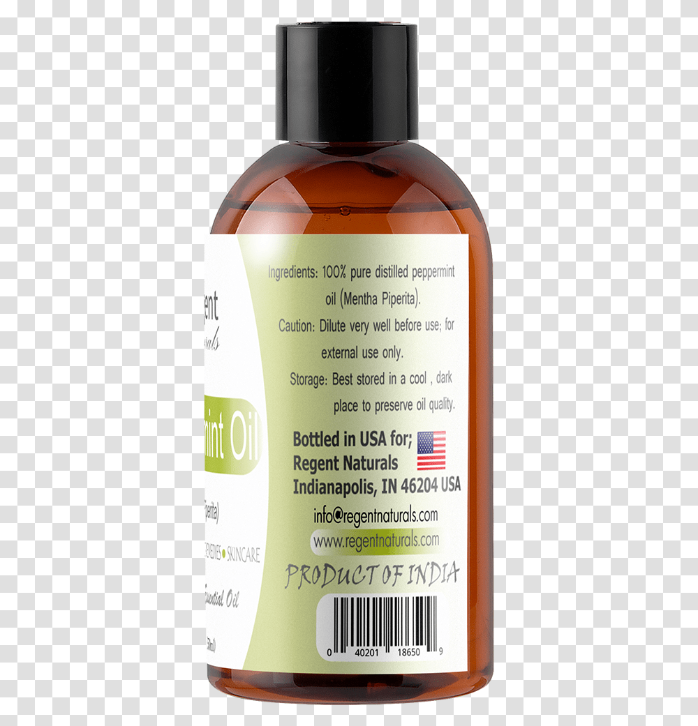 Pure Peppermint Oil Organic 50ml Free Guide Cosmetics, Bottle, Alcohol, Beverage Transparent Png