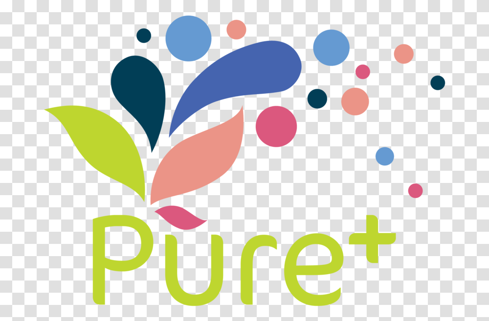 Pure Plus Logo Full Pure Logo, Floral Design Transparent Png