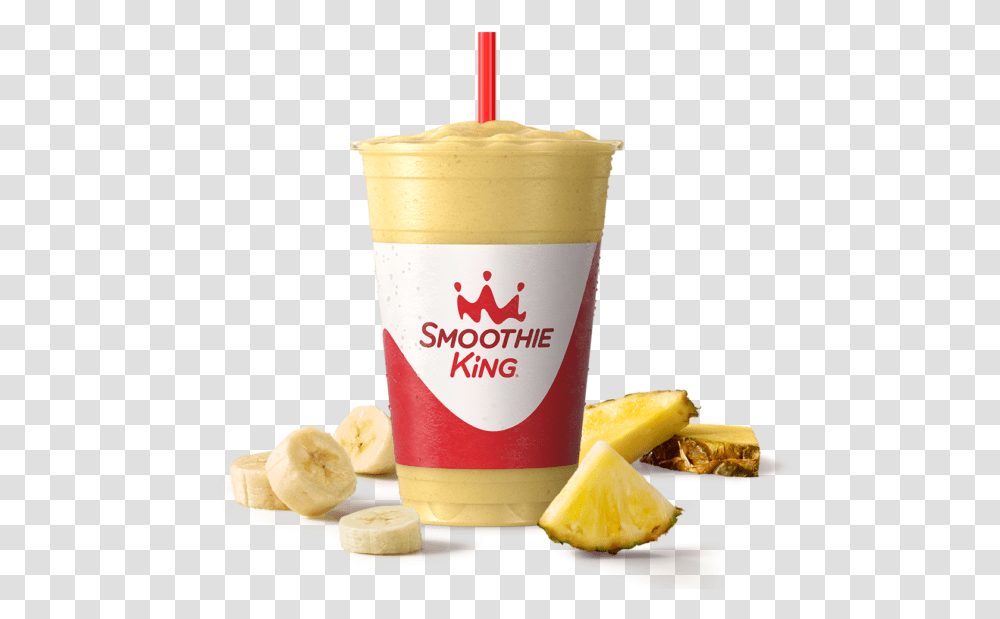 Pure Recharge Pineapple Smoothie King Smoothie King, Plant, Juice, Beverage, Drink Transparent Png