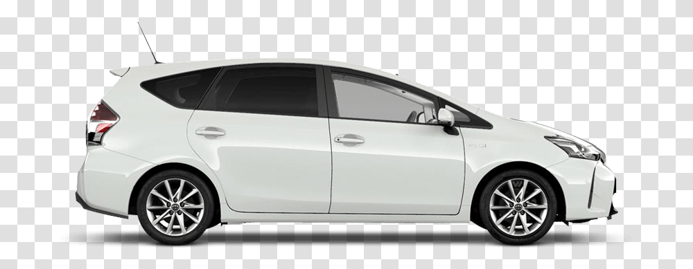Pure White Toyota Prius Toyota Prius 7 Seats Car, Sedan, Vehicle, Transportation, Automobile Transparent Png