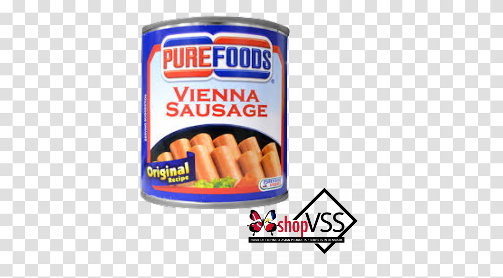 Purefoods Vienna Sausage 230gId Cloud 755 Knackwurst, Tin, Ketchup, Can, Aluminium Transparent Png