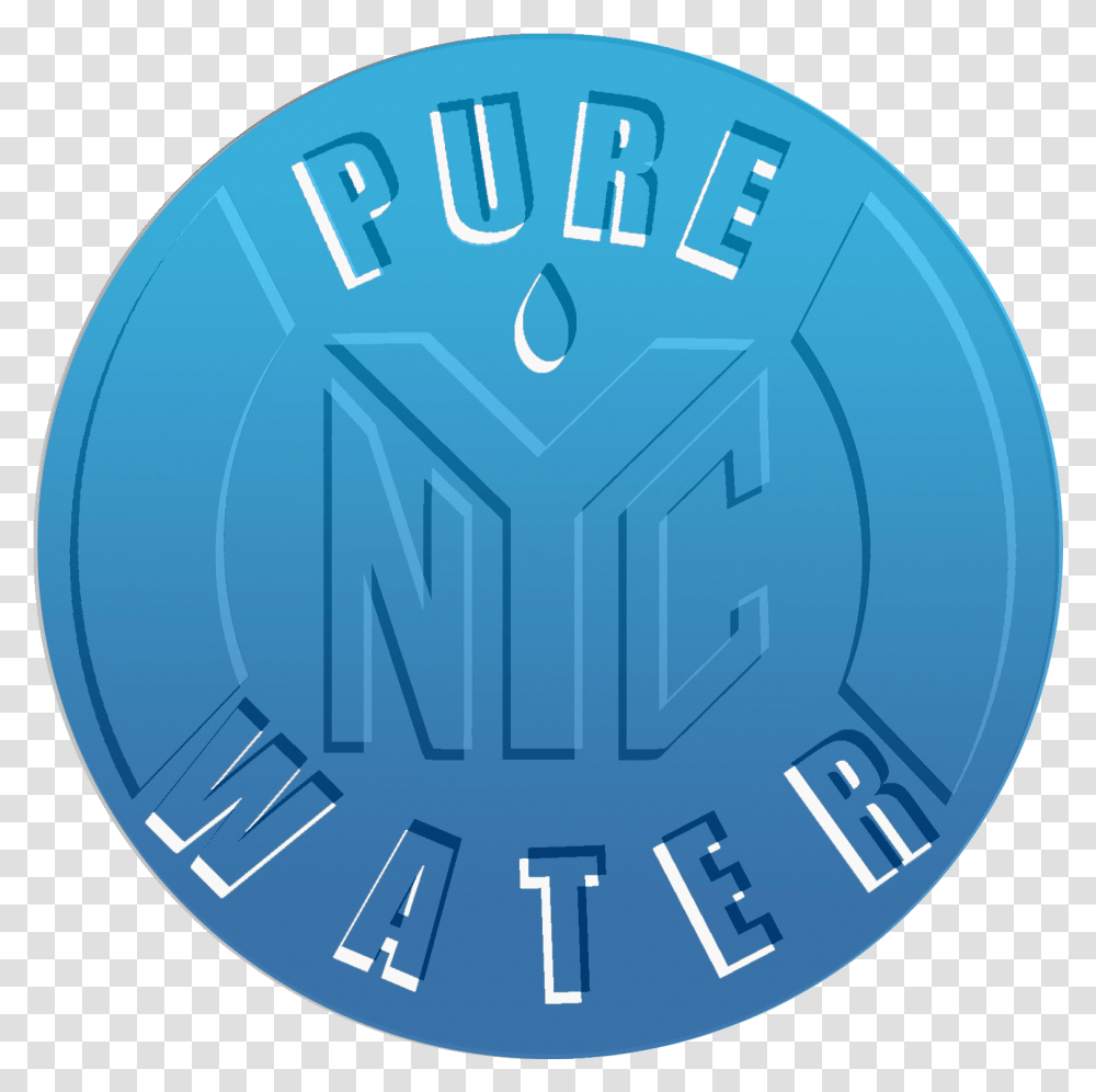 Purewater Nyc Circle, Logo, Trademark, Coin Transparent Png