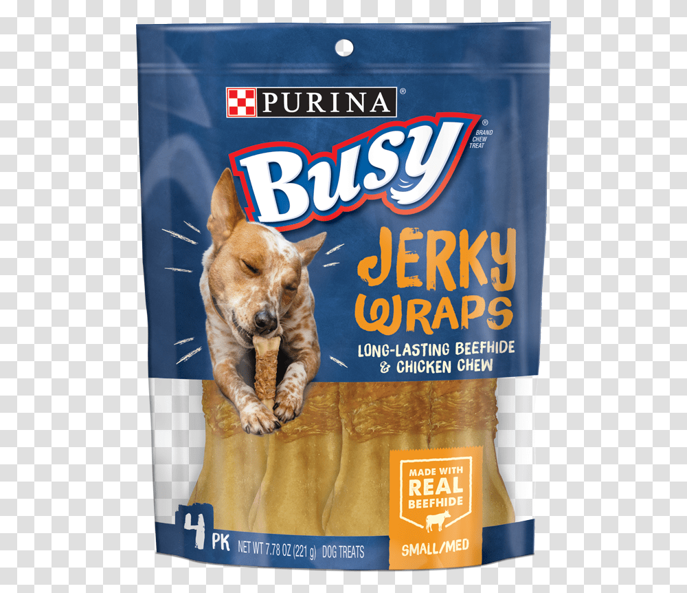 Purina Busy Jerky Wraps, Dog, Pet, Canine, Animal Transparent Png