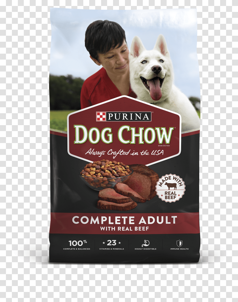Purina Dog Chow Complete Adult, Person, Canine, Mammal, Animal Transparent Png