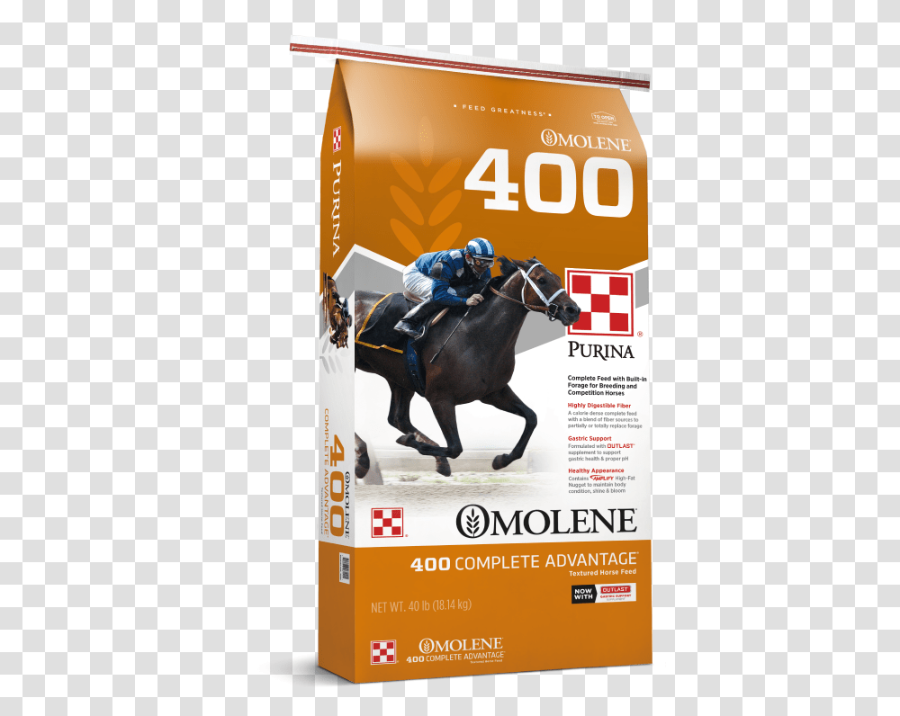 Purina Omolene 400 Horse Feed Purina Omolene, Advertisement, Poster, Flyer, Paper Transparent Png