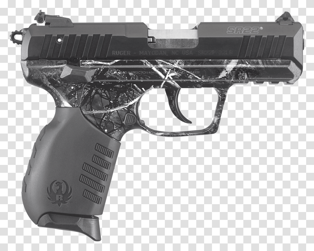Purple 22 Ruger Pistol, Gun, Weapon, Weaponry, Handgun Transparent Png