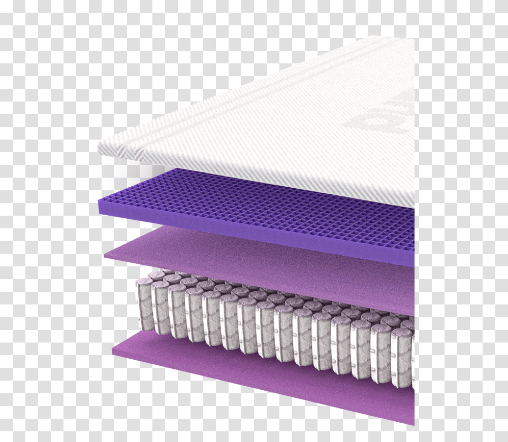 Purple 4 Mattress Construction, Furniture, Rug, Foam, File Binder Transparent Png