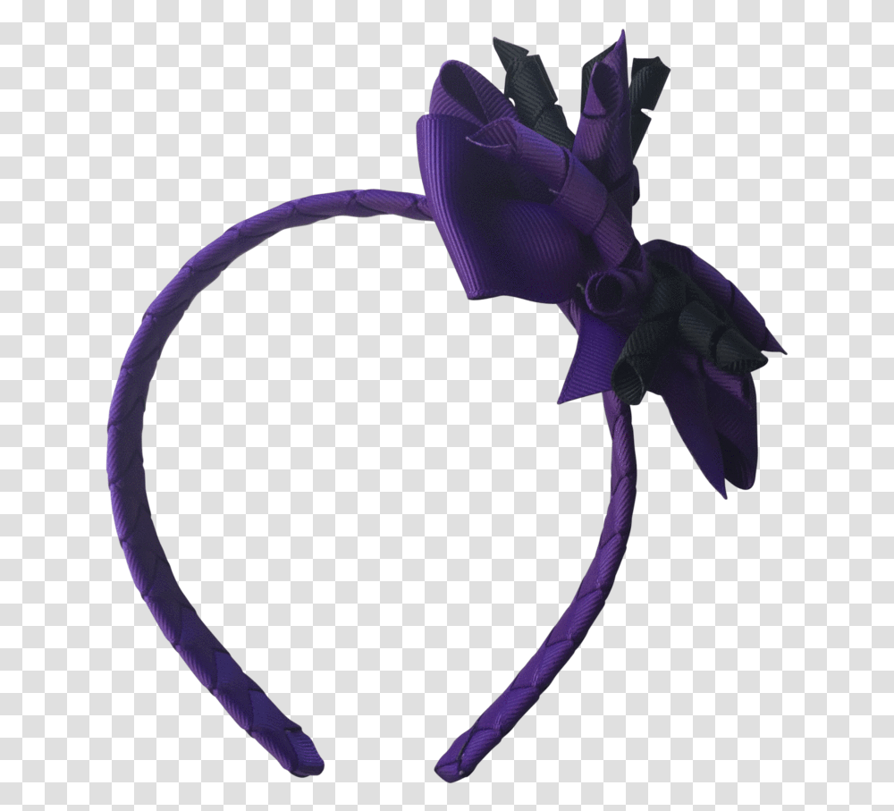 Purple Amp Black Hair Accessories Headpiece, Flower, Plant, Blossom, Petal Transparent Png