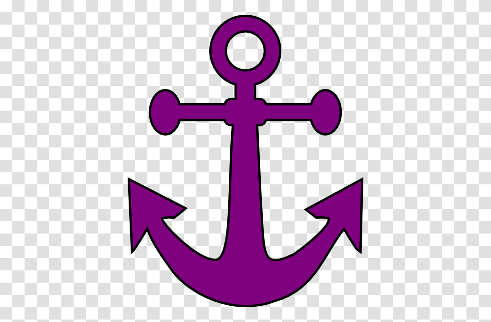 Purple Anchor Clip Art, Cross, Hook Transparent Png