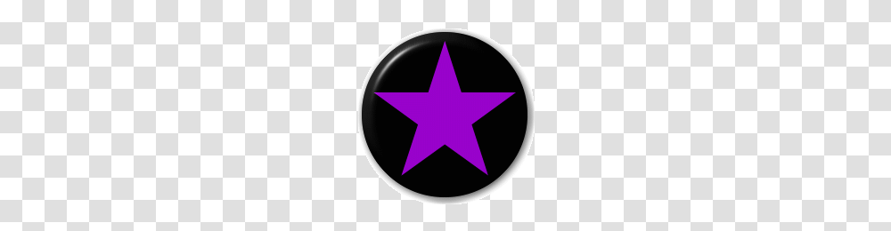 Purple And Black Plain Star, Star Symbol, Disk Transparent Png