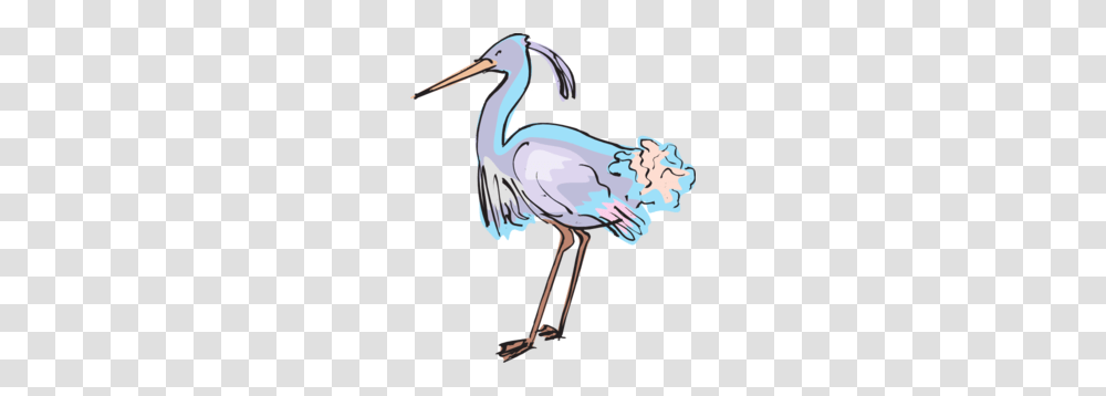 Purple And Blue Heron Clip Art, Animal, Bird, Pelican, Blow Dryer Transparent Png