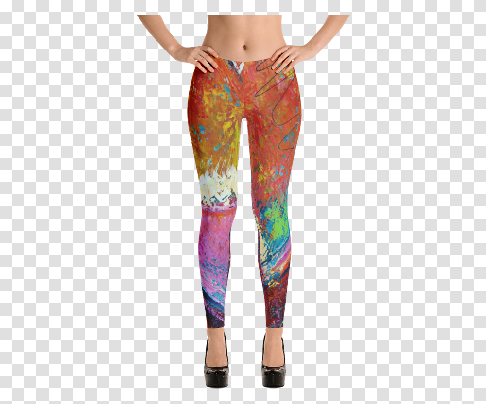 Purple And Green Striped Leggings, Apparel, Person Transparent Png