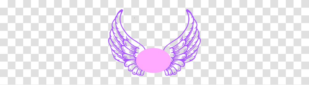 Purple And Pink Guardian Angel Wings Clip Art, Animal, Bird, Accessories, Accessory Transparent Png