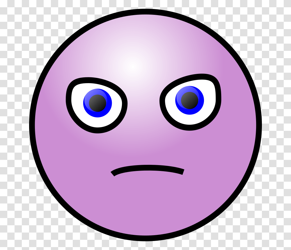 Purple Anger Face, Alien, Disk Transparent Png