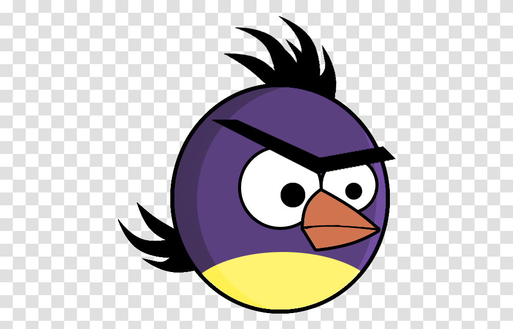 Purple Angry Bird By Demoskomicron Angry Bird Purple Bird Purple Angry Birds Drawing, Animal, Jay Transparent Png