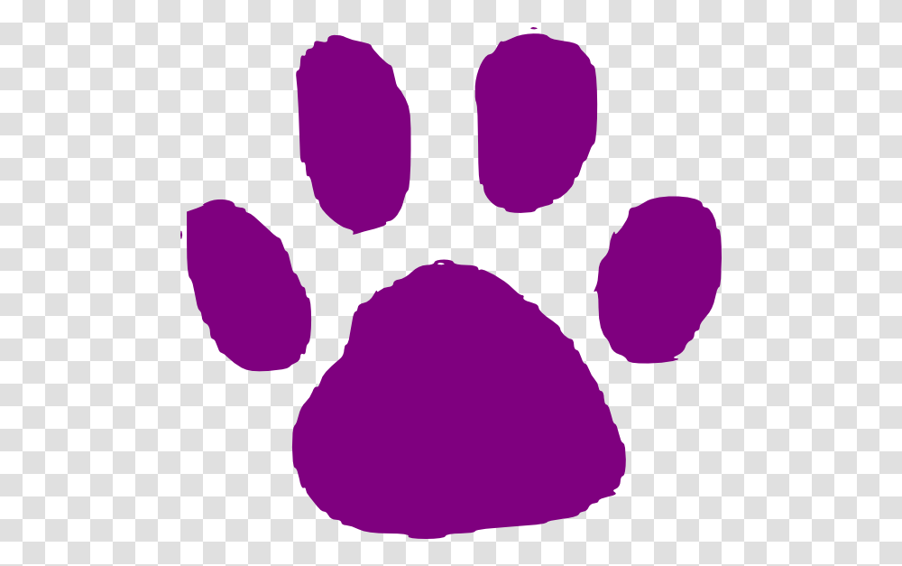Purple Animal Footprint Clip Art Transparent Png
