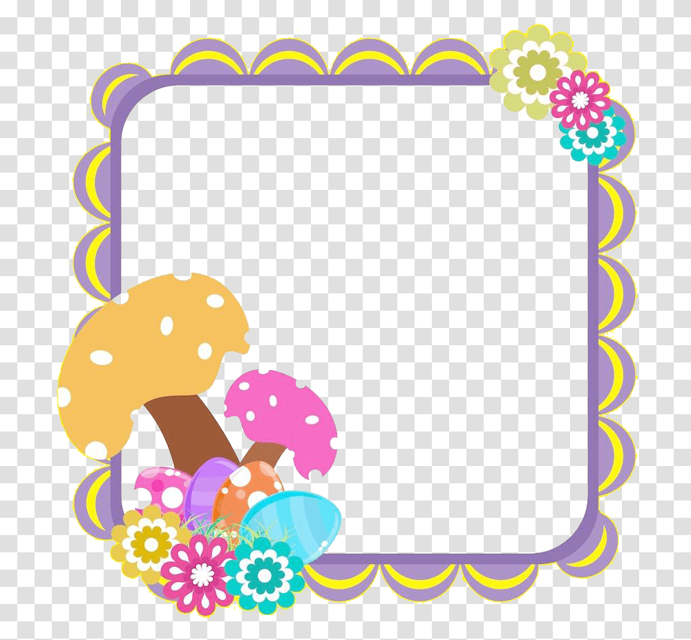 Purple Area Clip Art Cute Colorful Border Frame, Apparel, Birthday Cake, Dessert Transparent Png