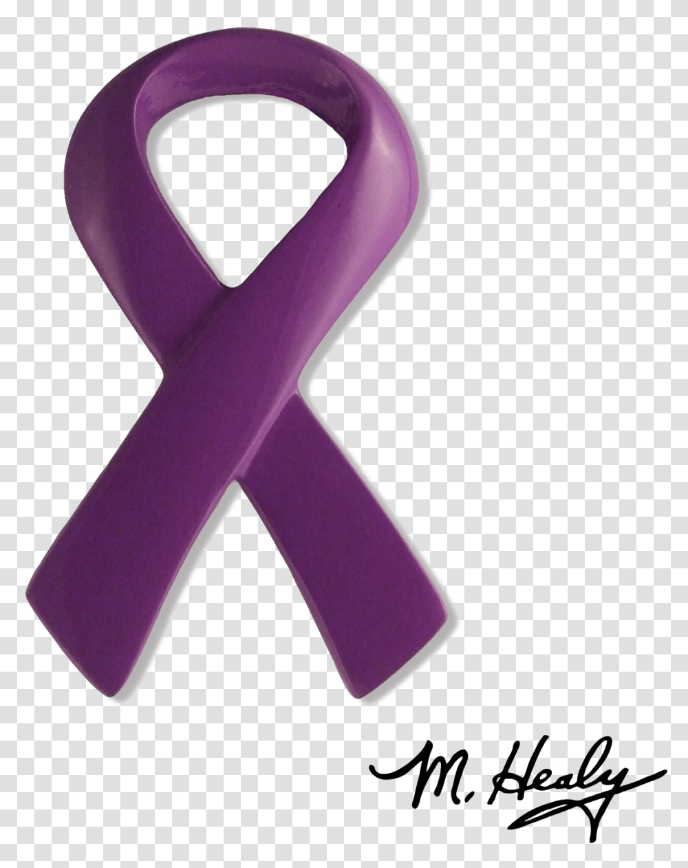 Purple Awareness Ribbon Hd Awareness Ribbon, Cushion, Apparel, Tool Transparent Png