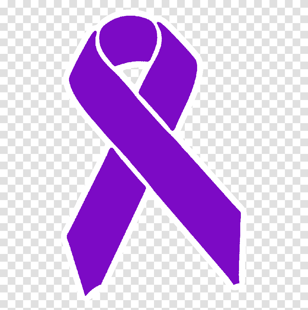 Purple Awareness Ribbon Photo Purple Cancer Ribbon, Text Transparent Png