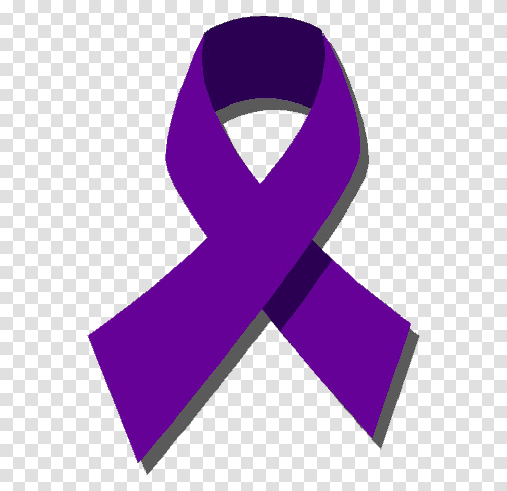 Purple Awareness Ribbon Photos Domestic Violence Ribbon, Clothing, Apparel, Alphabet, Text Transparent Png