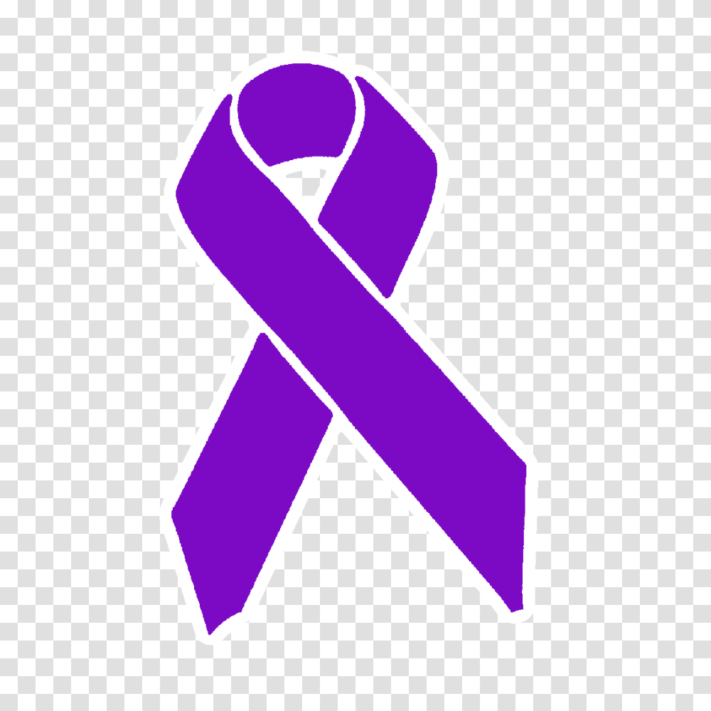 Purple Awareness Ribbon Sticker, Alphabet, Logo Transparent Png