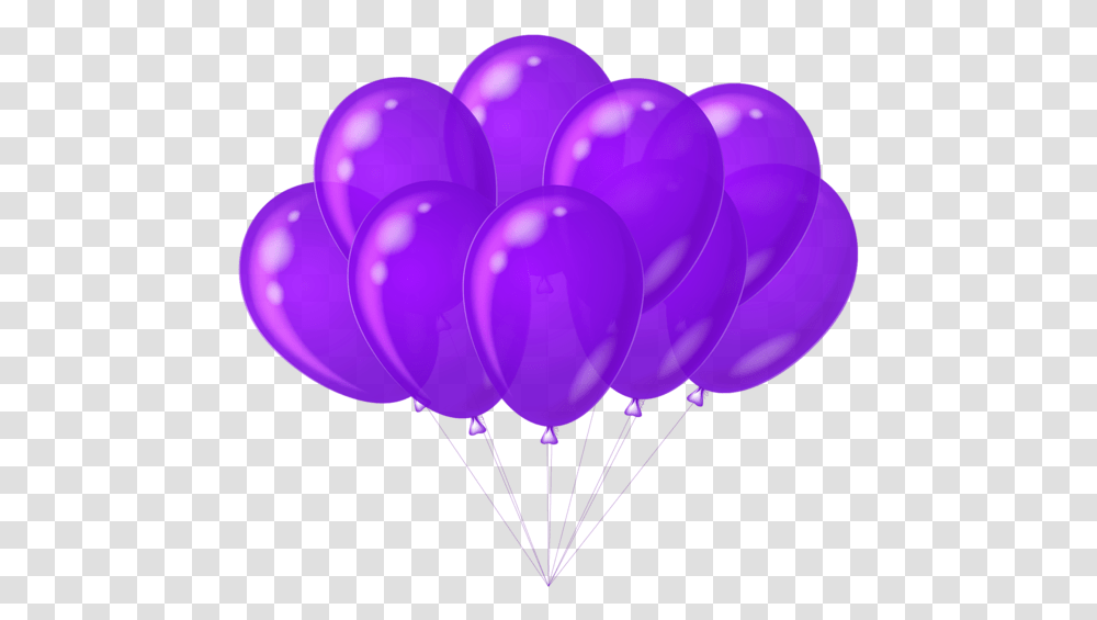 Purple Balloons Clipart Transparent Png