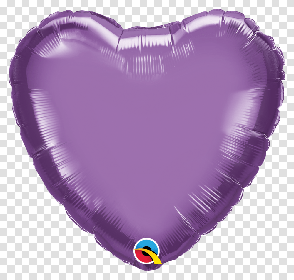 Purple Balloons, Heart Transparent Png