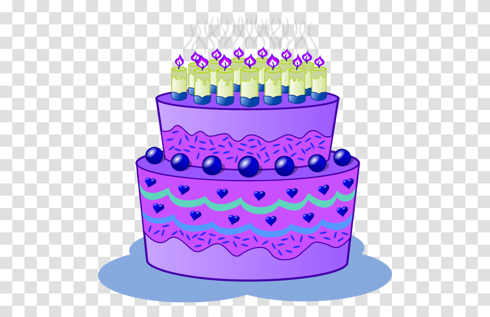 Purple Birthday Cake Clipart Birthday Cake Clip Art, Dessert, Food Transparent Png