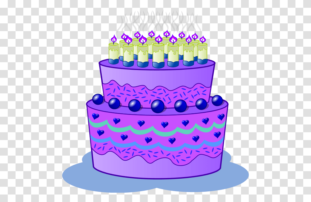 Purple Birthday Cake Violet Birthday Cake Clip Art, Dessert, Food Transparent Png