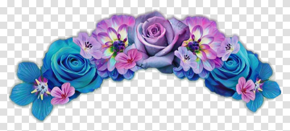 Purple Blue Flowercrown Flowers Flower Freetoedit, Plant, Porcelain, Pottery Transparent Png