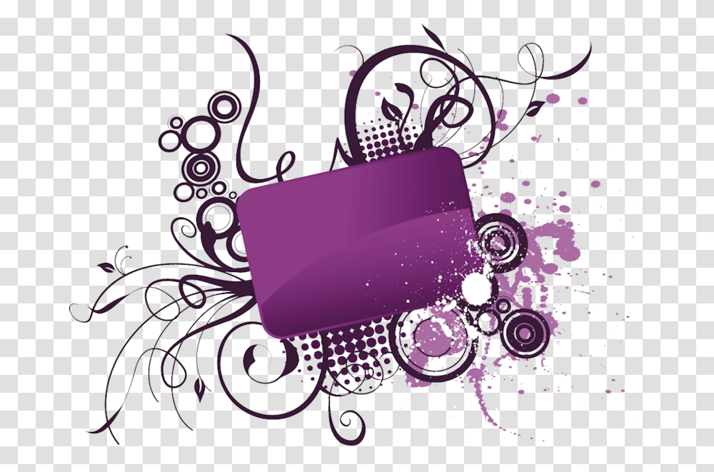 Purple Border Purple Border Design For Wedding, Graphics, Art, Floral Design, Pattern Transparent Png