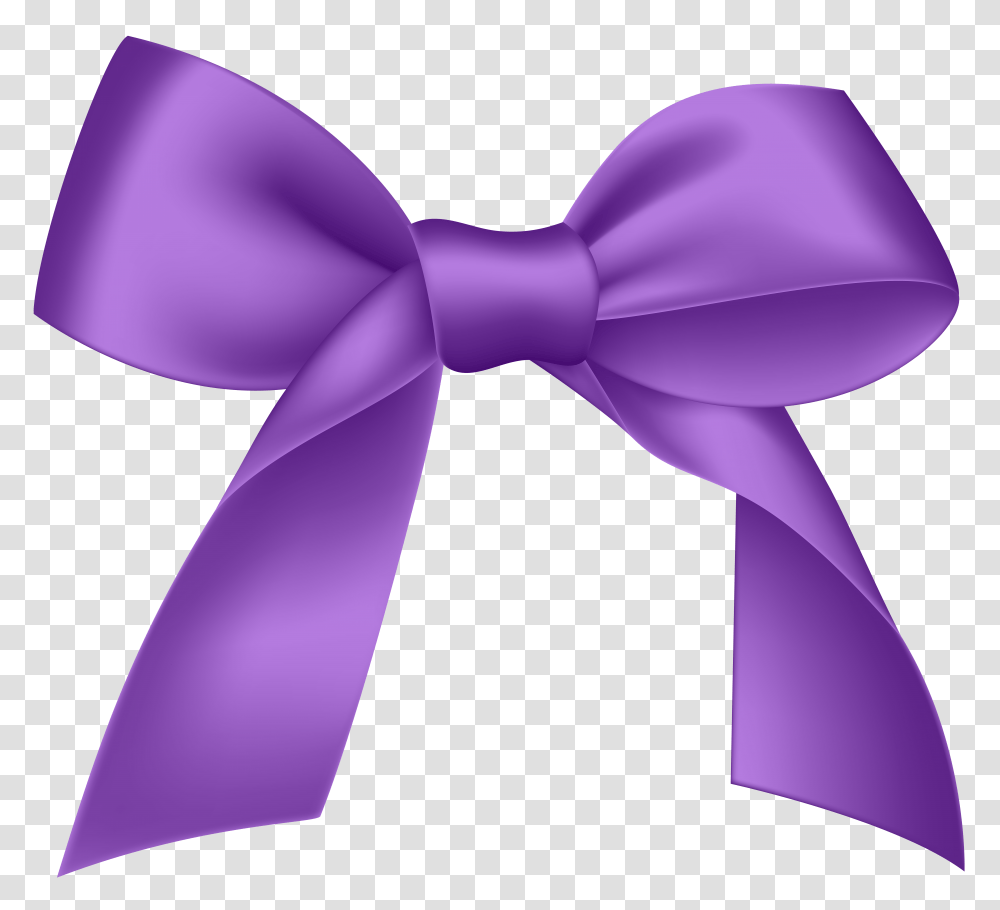 Purple Bow, Tie, Accessories, Accessory, Necktie Transparent Png