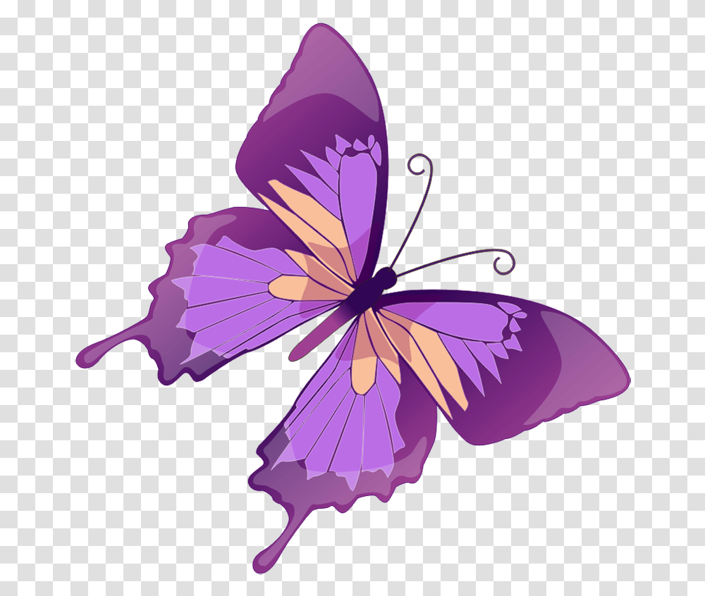 Purple Butterfly Clip Art Purple Butterfly And Flower Clipart, Plant, Blossom, Petal, Geranium Transparent Png