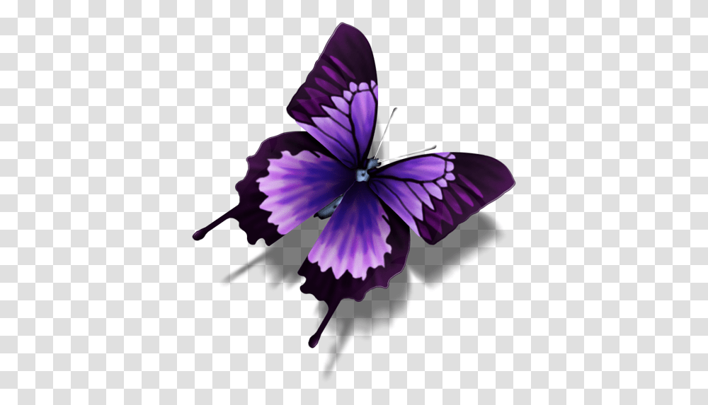 Purple Butterfly Image Purple Butterfly Background, Graphics, Art, Person, Plant Transparent Png
