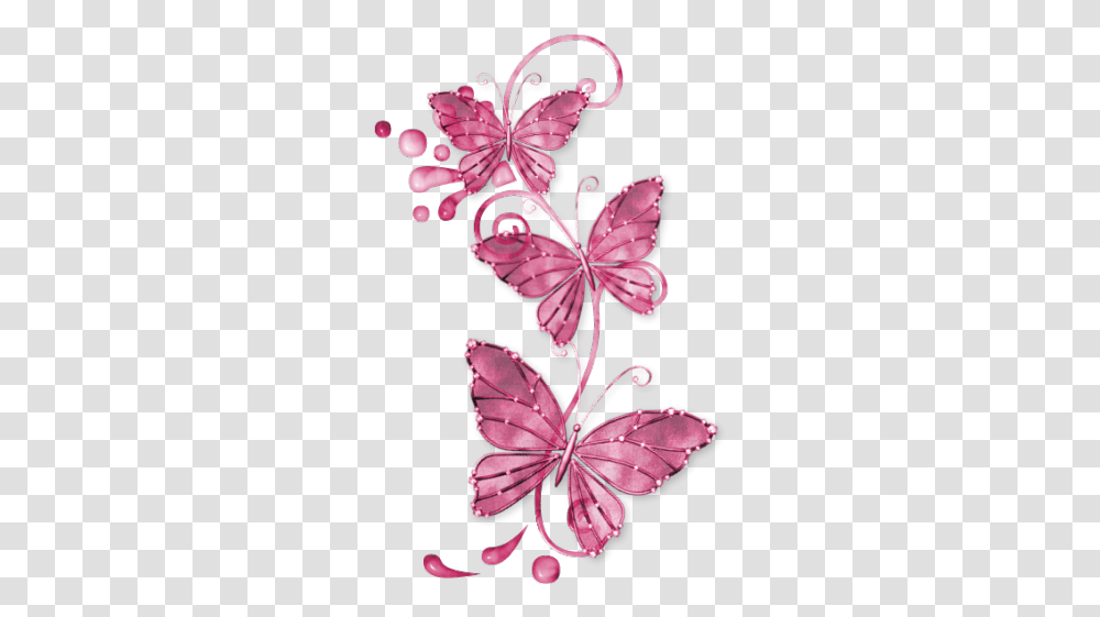 Purple Butterfly Tattoo Mariposas Rosas, Graphics, Art, Floral Design, Pattern Transparent Png