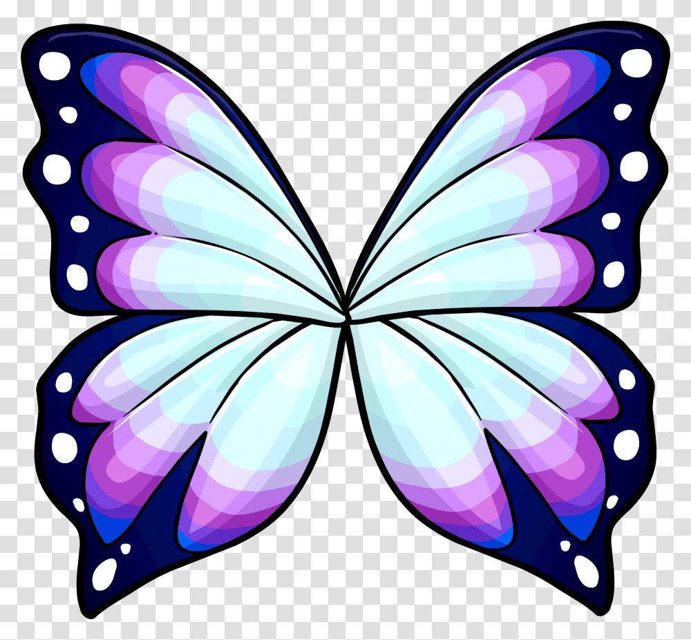 Purple Butterfly Wings Club Penguin Wiki Fandom Powered, Pattern, Texture Transparent Png