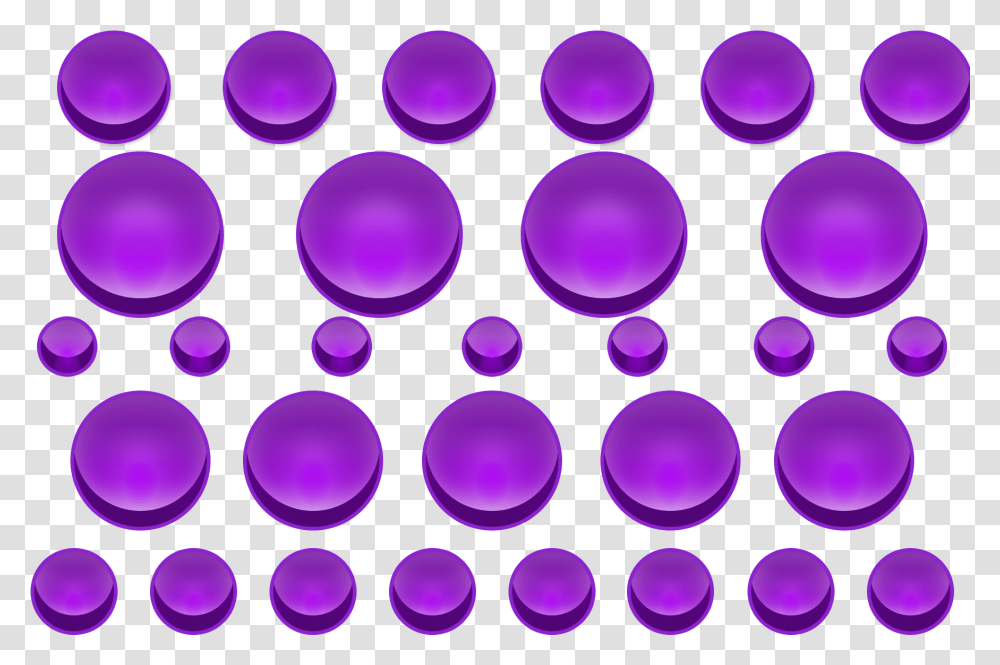Purple Buttons On Background, Bubble, Sphere Transparent Png