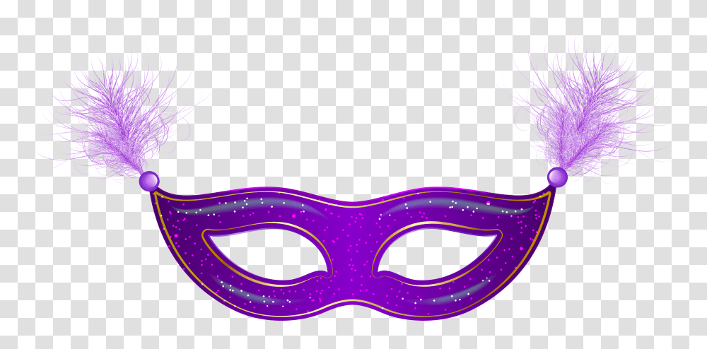 Purple Carnival Mask Clip Art Transparent Png