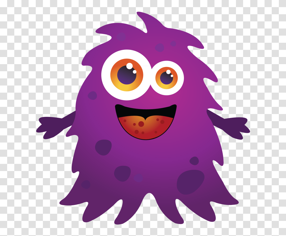 Purple Cartoon Monster Clipart Free Clip Art Images, Tree, Plant, Cat Transparent Png