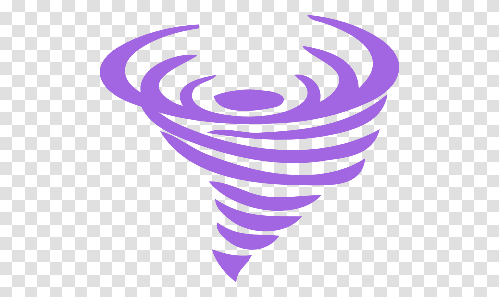 Purple Cartoon Tornado Clip Art, Spiral, Coil, Invertebrate, Animal Transparent Png