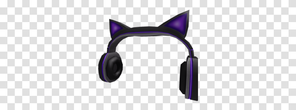 Purple Cat Ears Headphones Purple Cat Headphones Roblox, Blow Dryer, Appliance, Hair Drier, Electronics Transparent Png