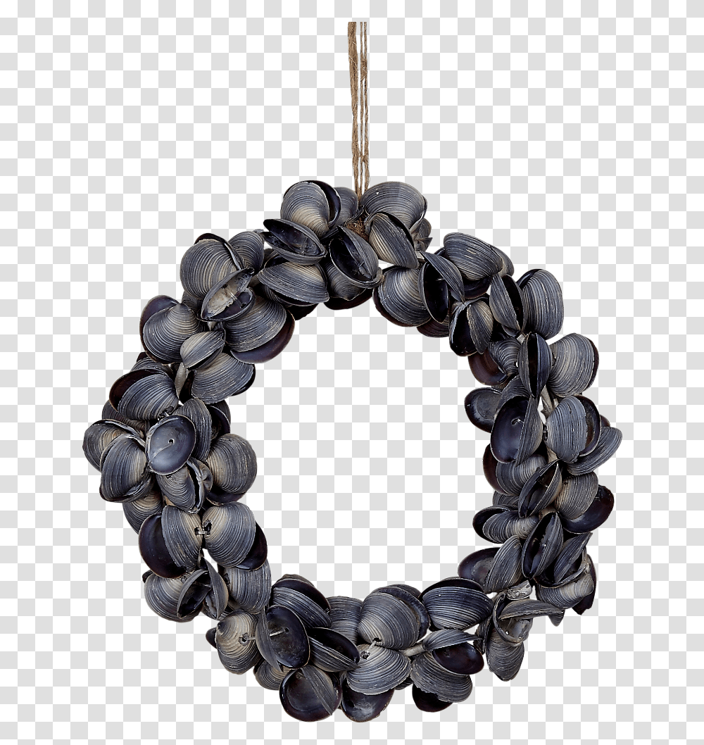 Purple Cay Cay Wreath Bead, Plant, Fruit, Food, Grapes Transparent Png