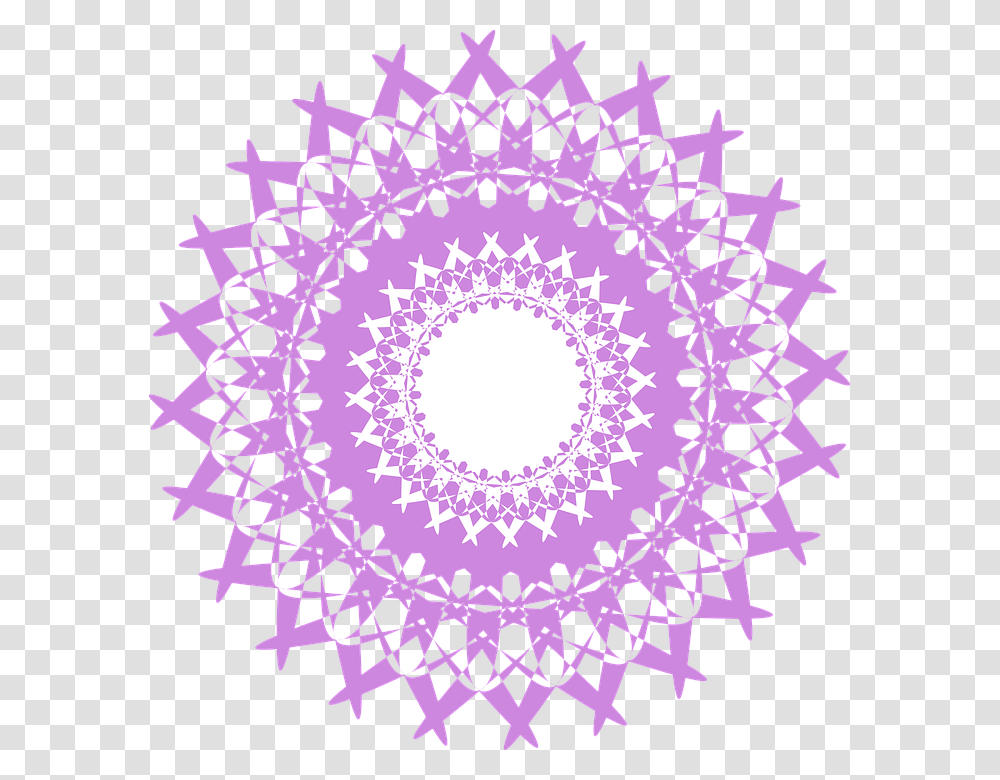 Purple Chakra Spiritual Symbol Esoteric Meditation Vector Chakra, Pattern, Lace, Rug, Chandelier Transparent Png